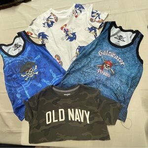 New Mix Blue Pirate Tank Top for Kids